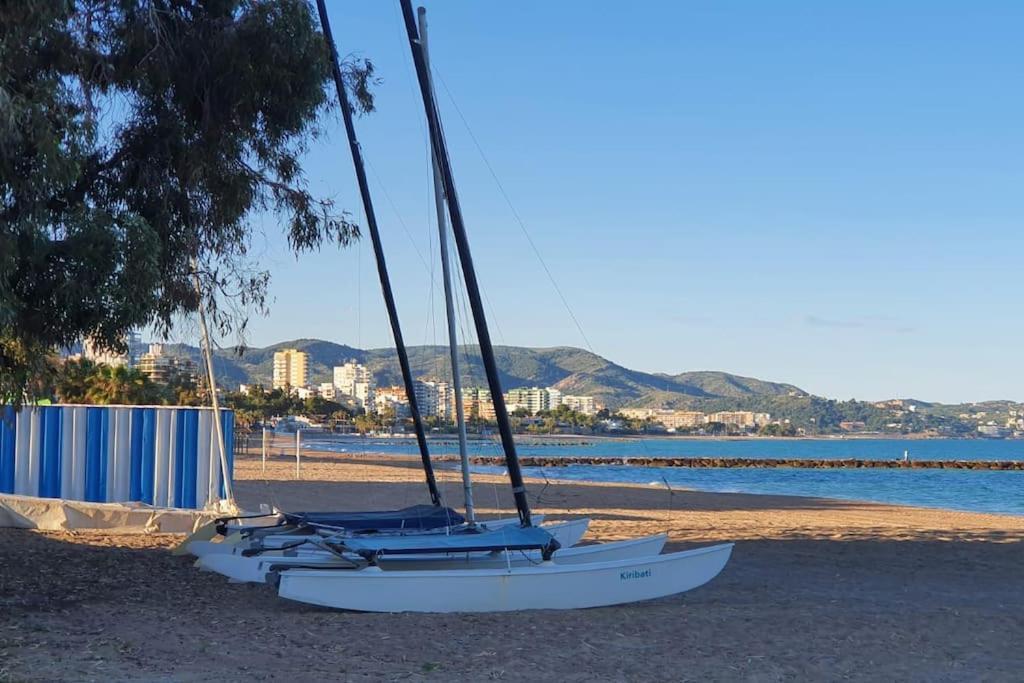 Apartmán Incredible Seafront With Sunrise And Sunset Views Benicàssim Exteriér fotografie