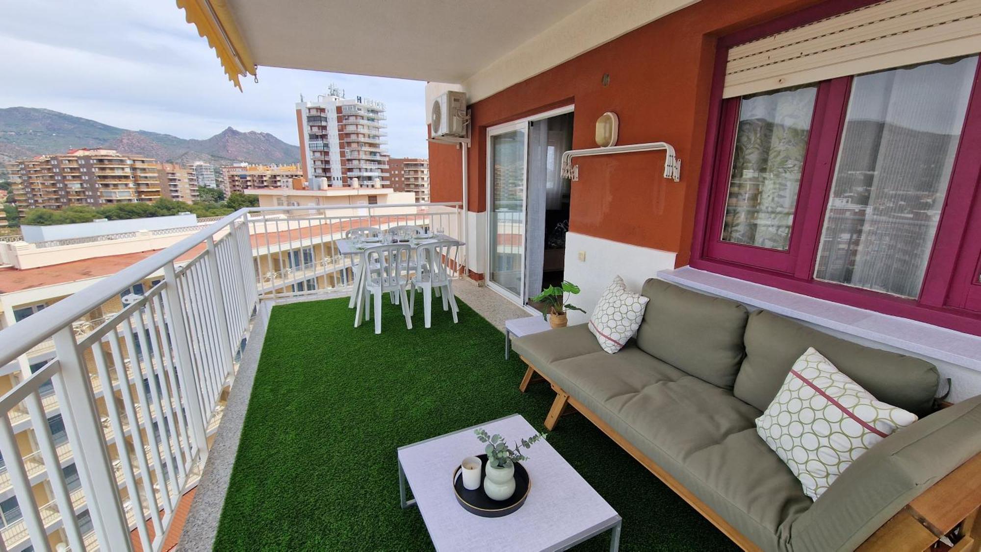 Apartmán Incredible Seafront With Sunrise And Sunset Views Benicàssim Exteriér fotografie