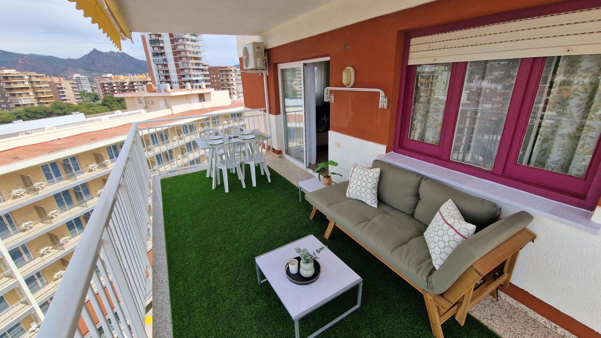 Apartmán Incredible Seafront With Sunrise And Sunset Views Benicàssim Exteriér fotografie